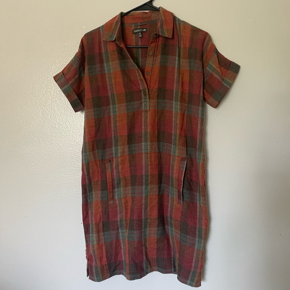 Toad&Co flannel dress